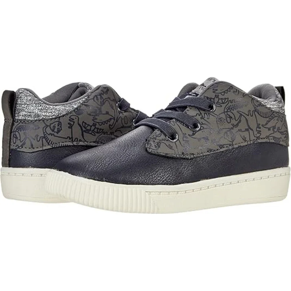 Carter's Willis Sneakers Toddler US 4 Blue Gray Round Toe Casual Shoes ZAP1860